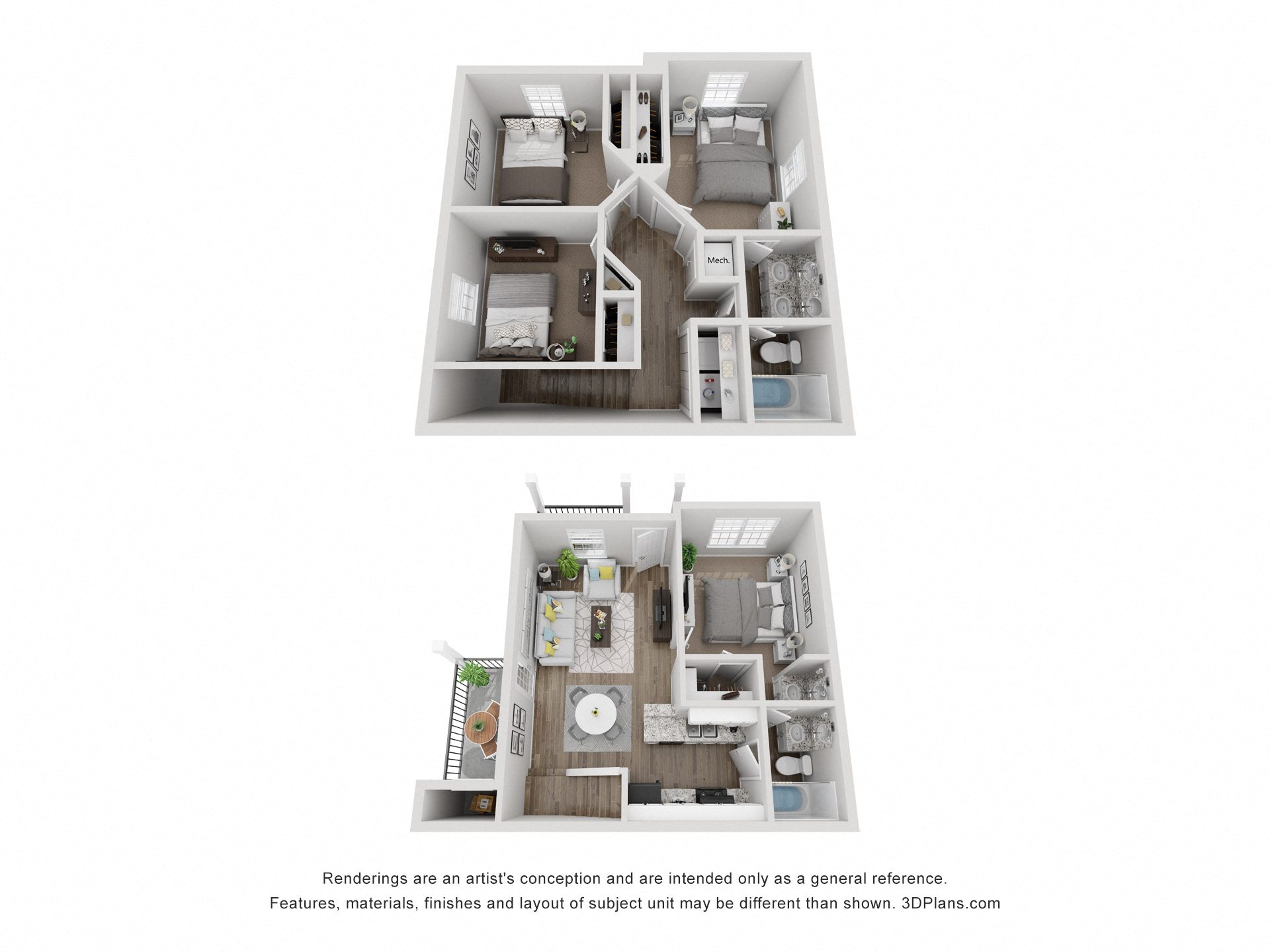 Floor plan layout diagram for Hazel
